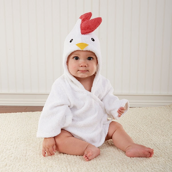 chicken hooded towel