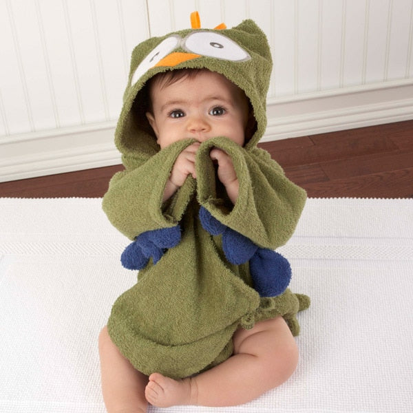 green owl towel