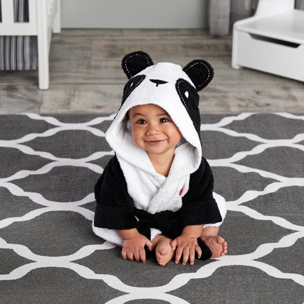 panda hooded towel