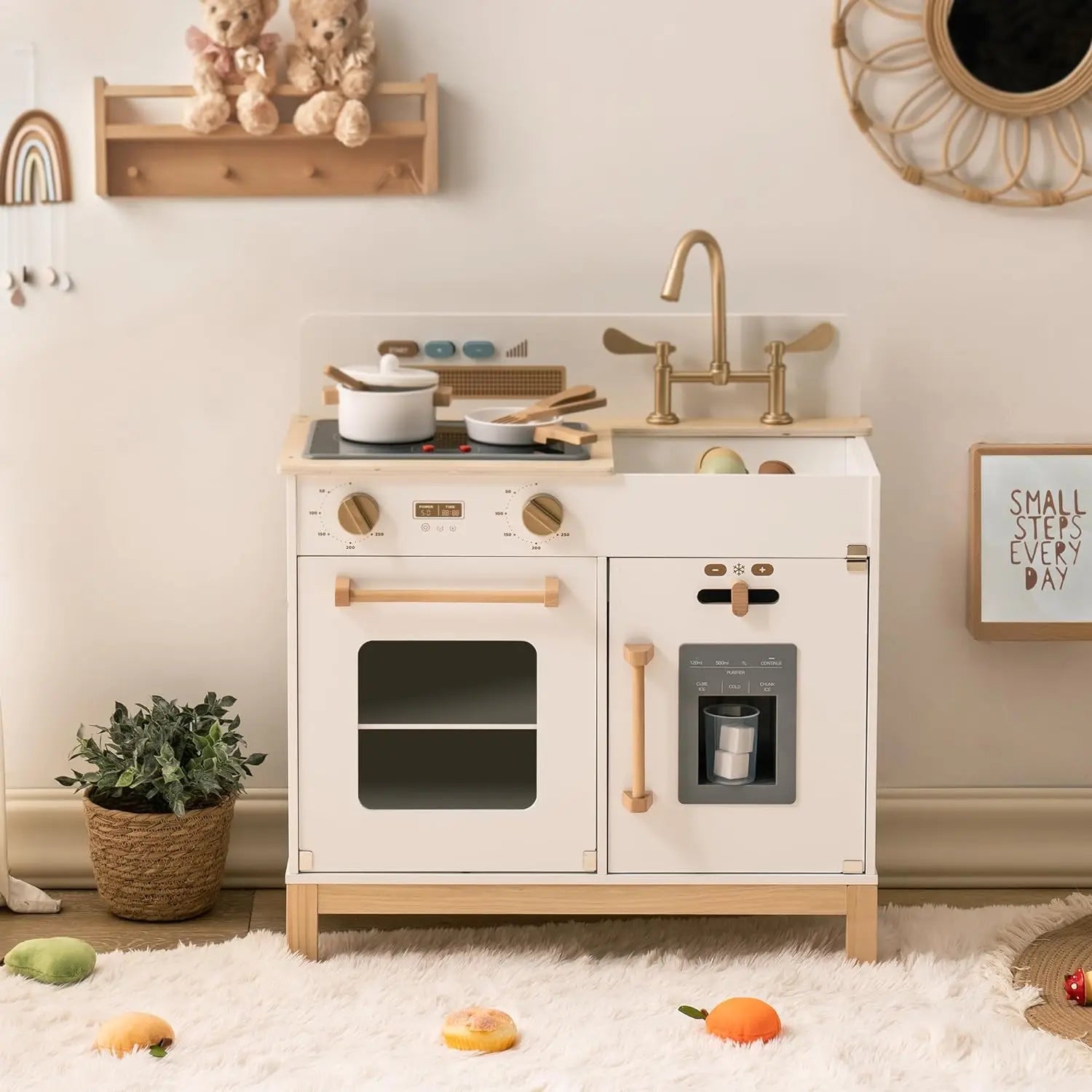 Wooden Children Play Kitchen