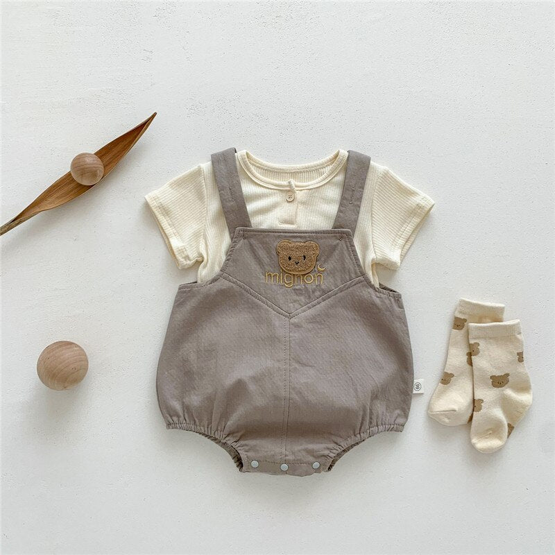 brown bear romper