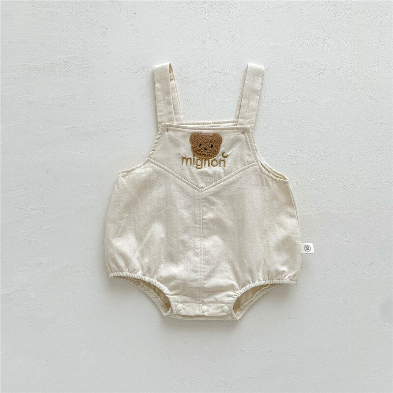 cream romper on its own 