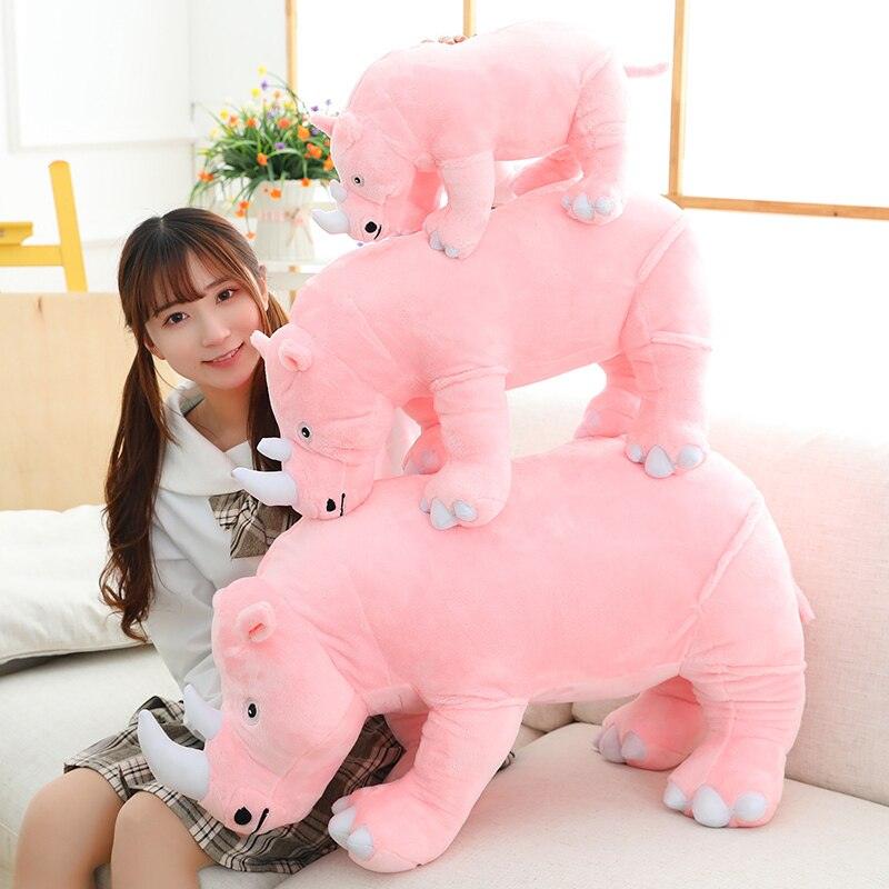 40/60/80cm Rhino Plush Toys Stuffed Animal - Nature Baby Store