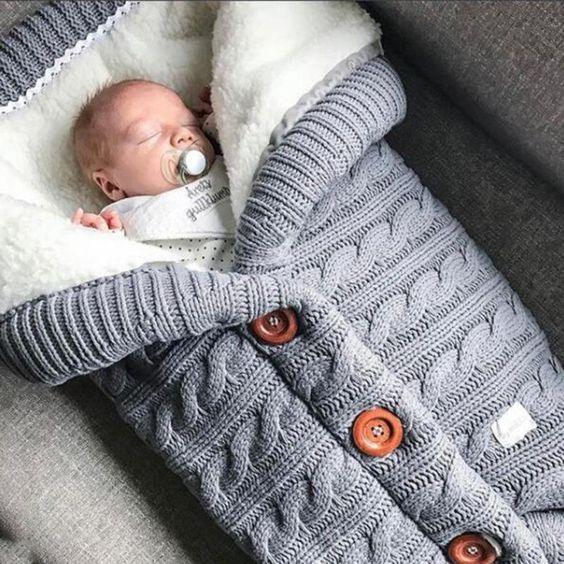 Soft Knitted Sleeping Bag - Nature Baby Store