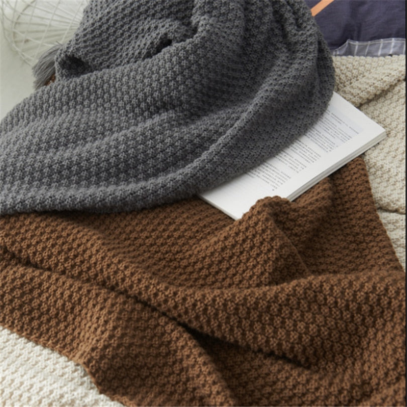 all chunky knitted blankets