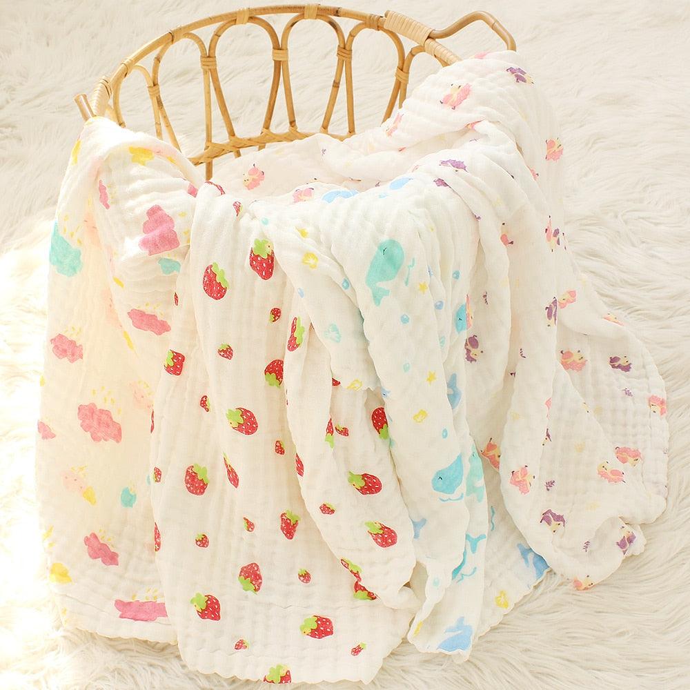 Bamboo Cotton Baby Blanket - Nature Baby Store