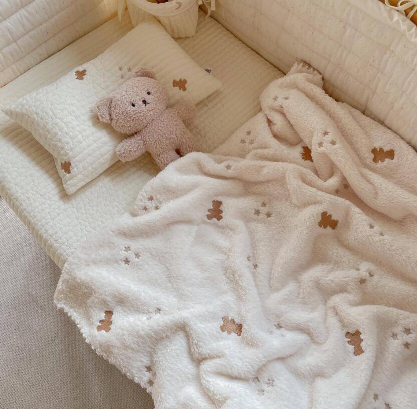 bear print blanket