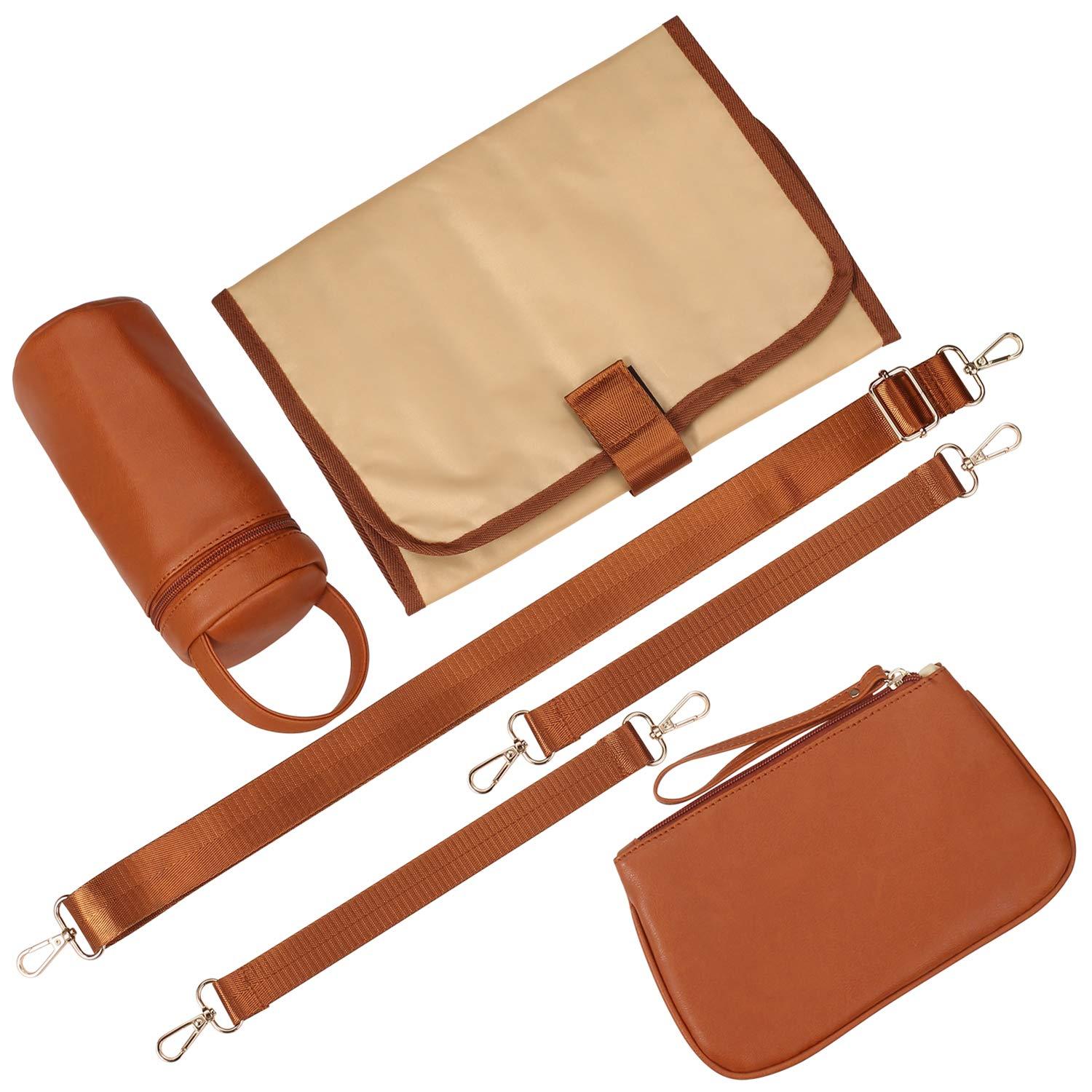 7-in-1 Leather Changing Bag - Nature Baby Store