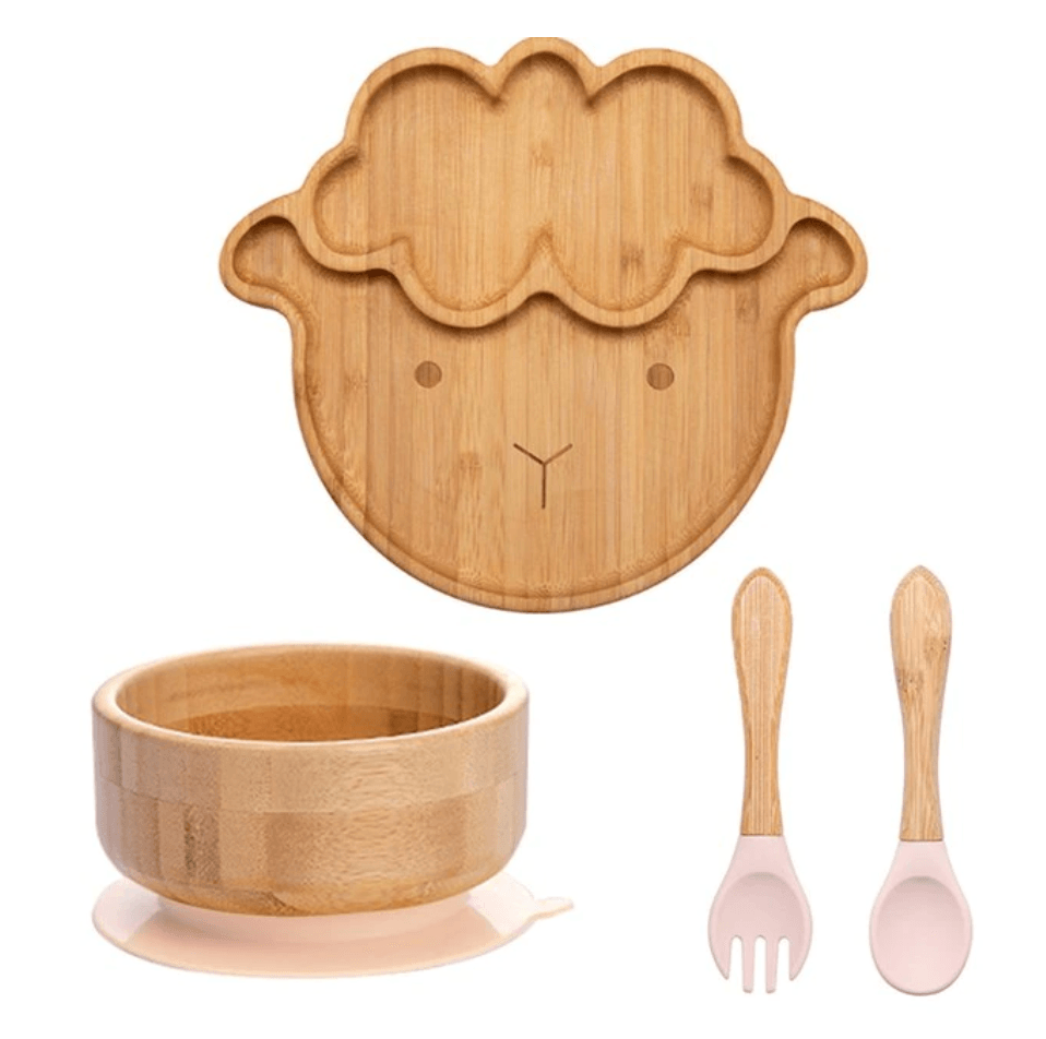 ECO Friendly Bamboo Suction Dinner Set - Nature Baby Store