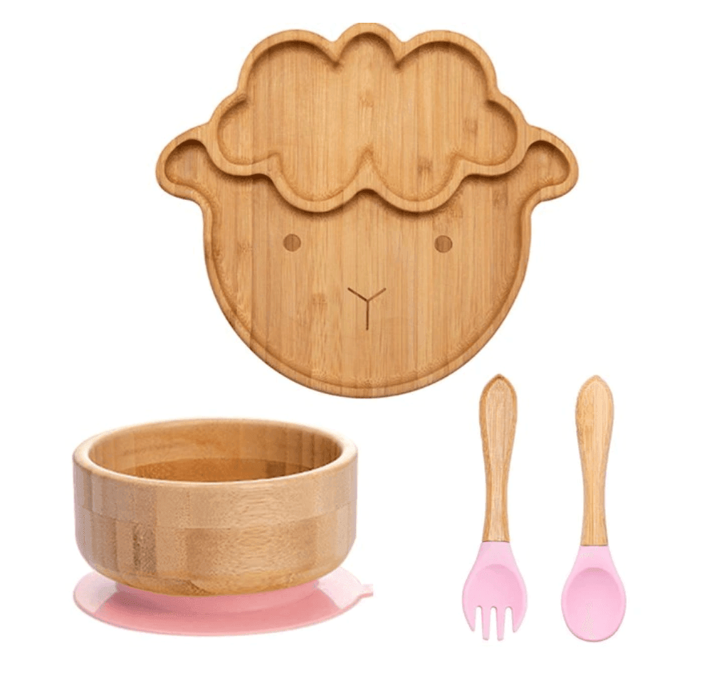 ECO Friendly Bamboo Suction Dinner Set - Nature Baby Store