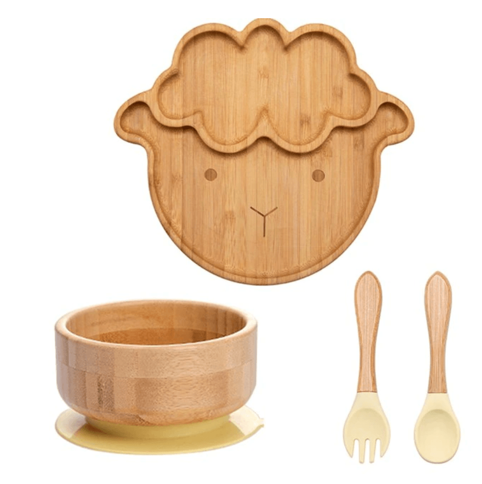 ECO Friendly Bamboo Suction Dinner Set - Nature Baby Store