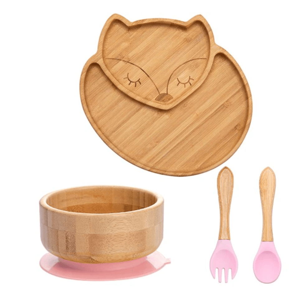 ECO Friendly Bamboo Suction Dinner Set - Nature Baby Store