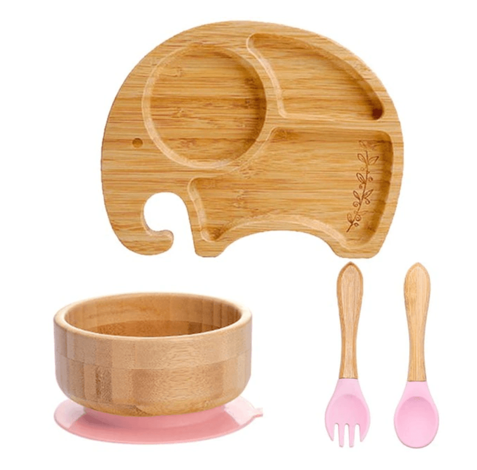 ECO Friendly Bamboo Suction Dinner Set - Nature Baby Store