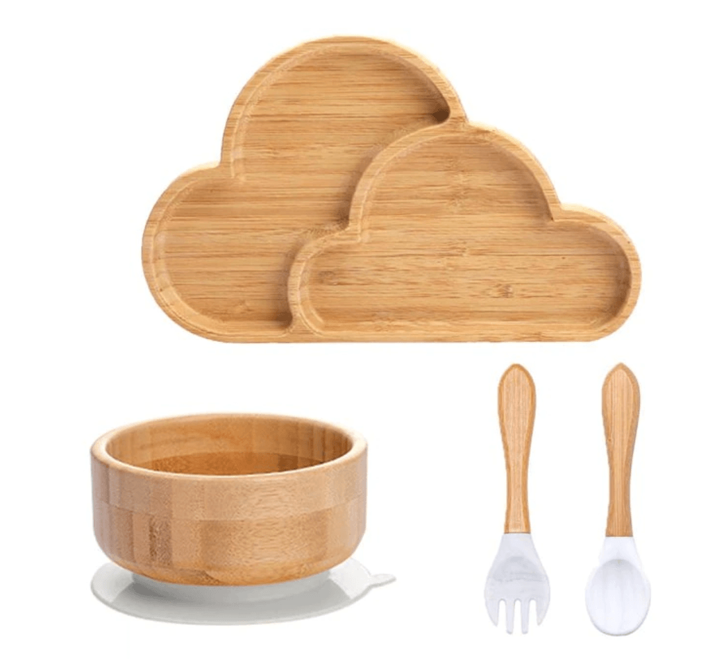 ECO Friendly Bamboo Suction Dinner Set - Nature Baby Store