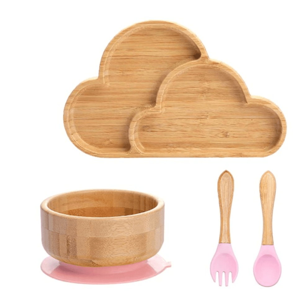 ECO Friendly Bamboo Suction Dinner Set - Nature Baby Store