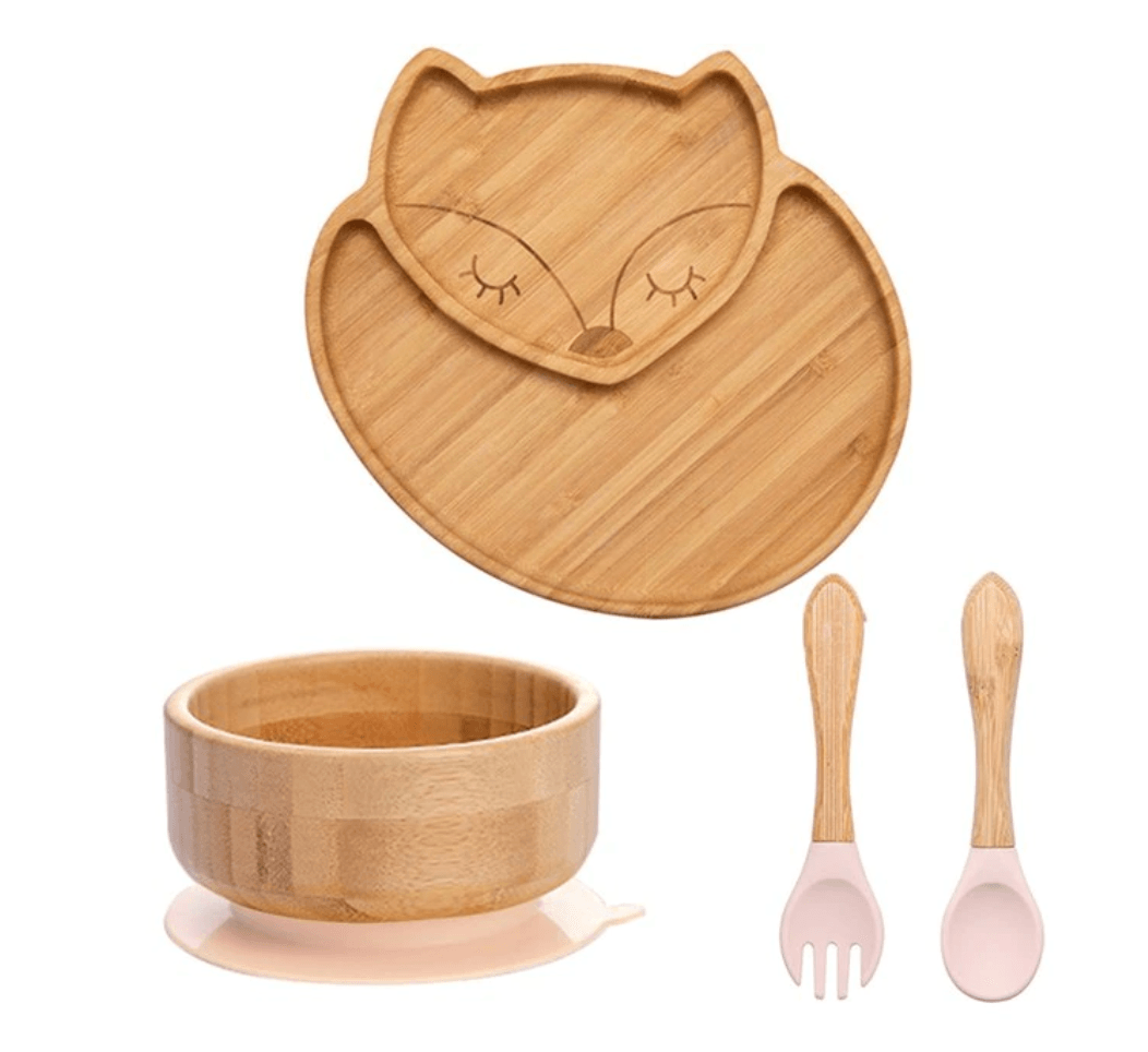 ECO Friendly Bamboo Suction Dinner Set - Nature Baby Store