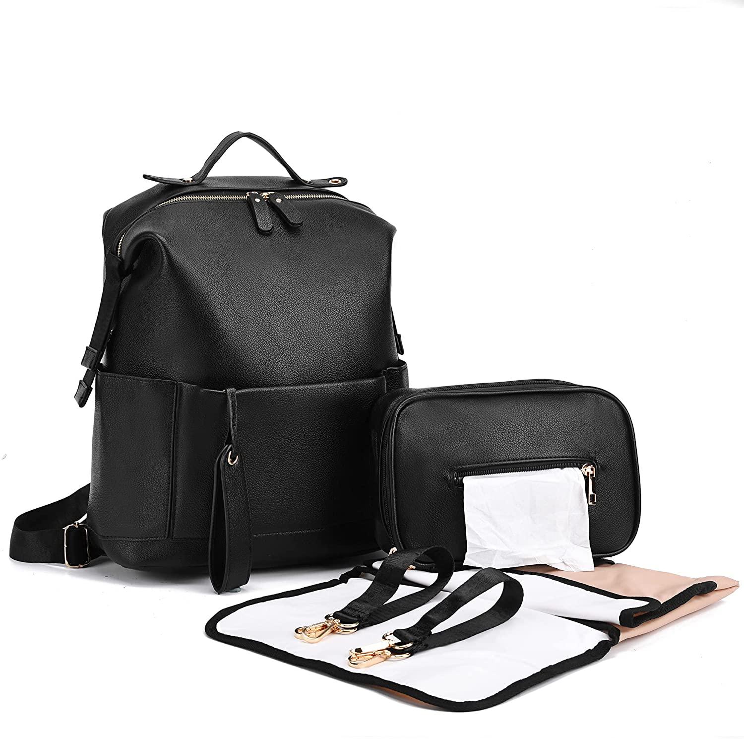 7-in-1 Leather Changing Bag - Nature Baby Store